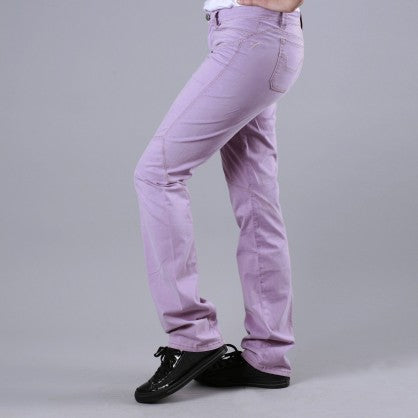 PANTALONE COTONE RASATO LILLA