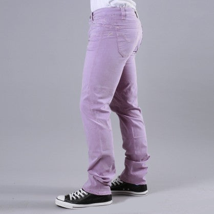 PANTALONE COTONE RASATO LILLA