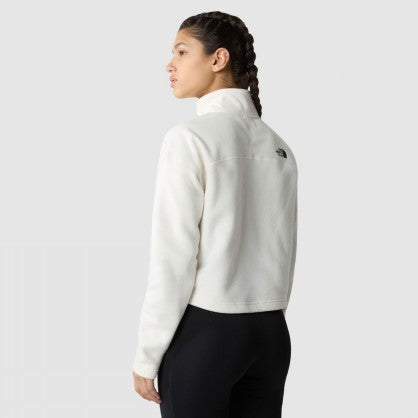 W 100 GLACIER CROPPED 1/4 ZIP