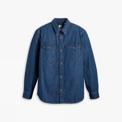 RELAXED FIT WESTERN DARK INDIGO - FLAT FINISH