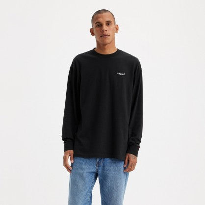LS AUTHENTIC TEE MINERAL BLACK