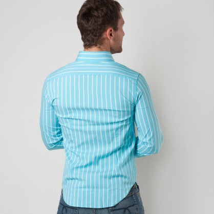 CAMICIA RIGA FONDO COLORATO