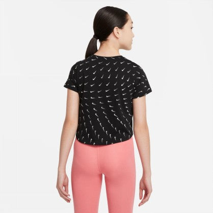 G NSW TEE CROP SWOOSHFETTI