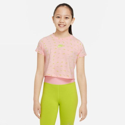 G NSW TEE CROP SWOOSHFETTI