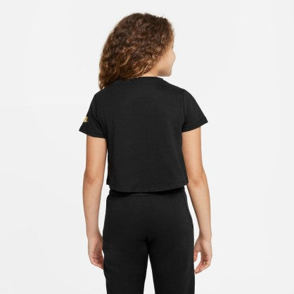 G NSW TEE SUN SWOOSH CROP