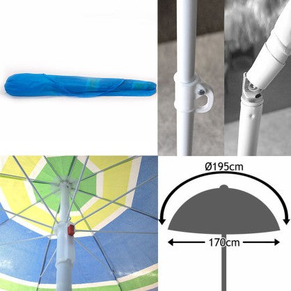 BEACH UMBRELLA 195CM