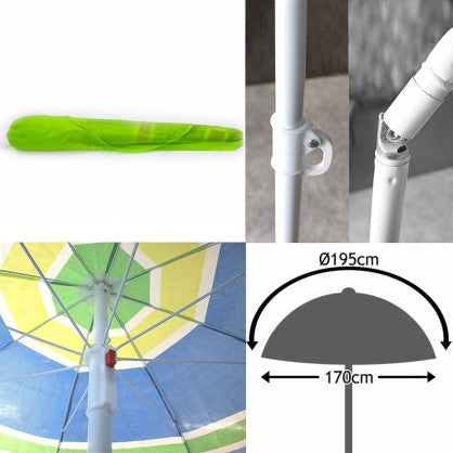 BEACH UMBRELLA 195CM