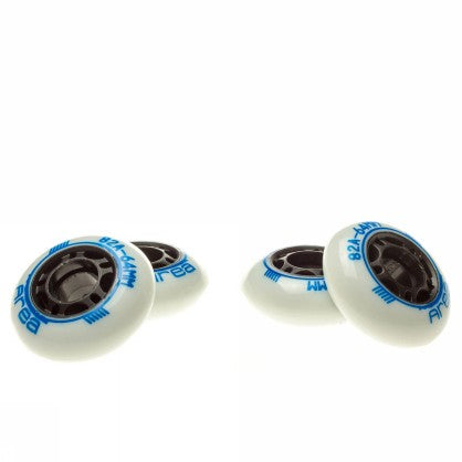 SET OF 4 BLUE WHEELS FOR INLINE SKATES
