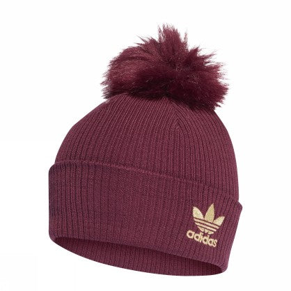 W FUR POM BEANIE
