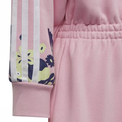 FLOWER PRINT LONGSLEEVE DRESS