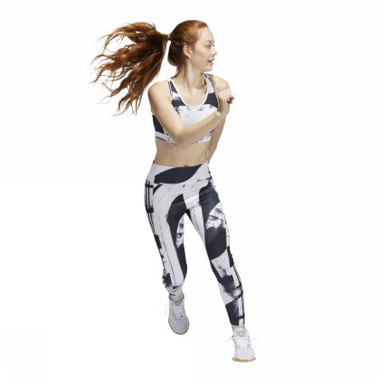 PRINT 3-STRIPES HIGH WAISTED TIGHTS