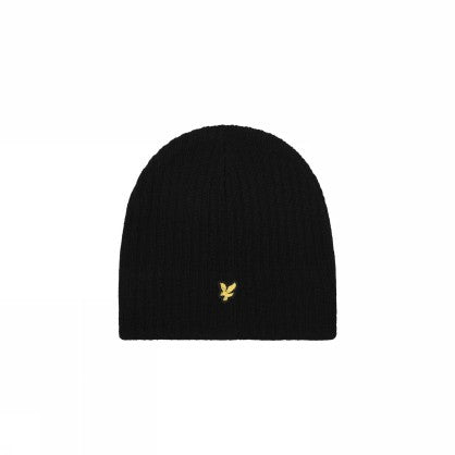 KNITTED RIB BEANIE