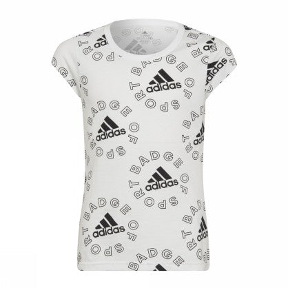 ADIDAS GIRLS LOGO TEE