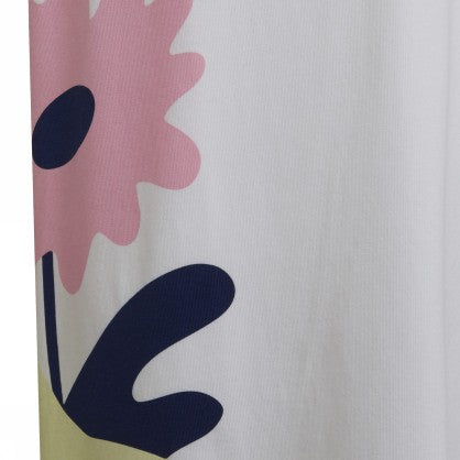 FLOWER PRINT TEE DRESS