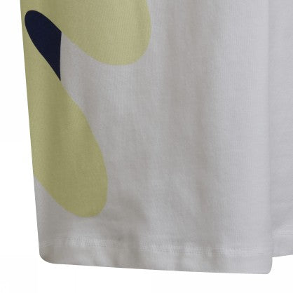 FLOWER PRINT TEE DRESS
