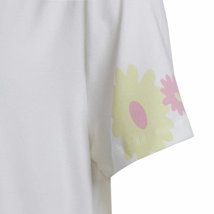 FLOWER PRINT TEE DRESS