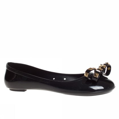 JELLY BALLERINA WITH STUDS BOW