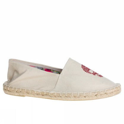 CANVAS AND SKULL ESPADRILLE