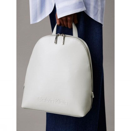 EMBOSSED CALVIN ROUND BACKPACK