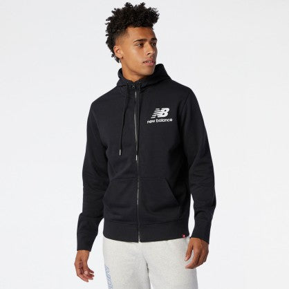 ESSENTIALS STACKED FULL ZIP HOODIE