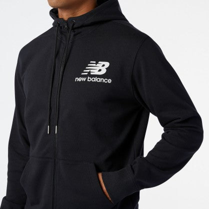 ESSENTIALS STACKED FULL ZIP HOODIE