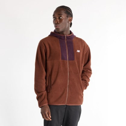 POLAR FLEECE HOODED JACKET