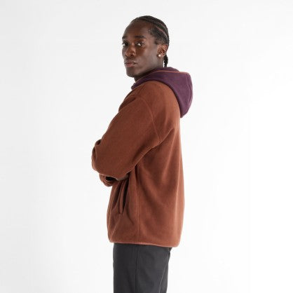 POLAR FLEECE HOODED JACKET