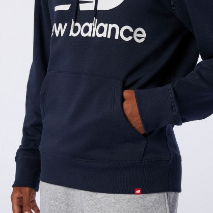 ESSENTIALS STACKED LOGO PO HOODIE ECLIPSE - FELPA