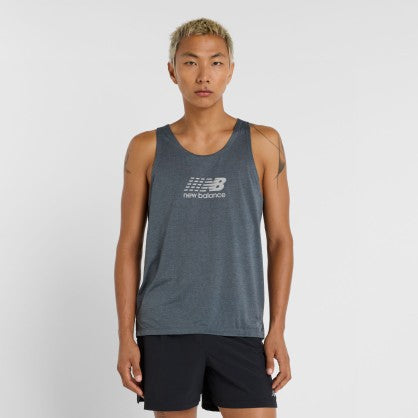 ATHLETICS RUN GRAPHIC SINGLET