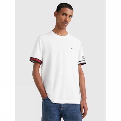 PIQUE FLAG CUFF TEE