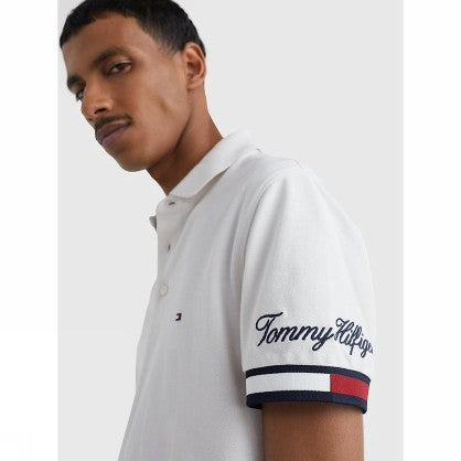 FLAG CUFF SLIM POLO