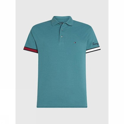FLAG CUFF SLIM POLO