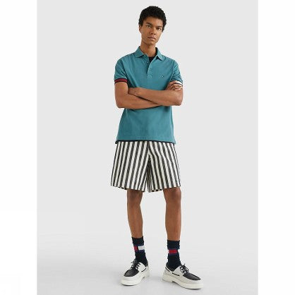 FLAG CUFF SLIM POLO