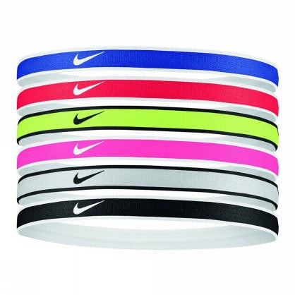 SWOOSH HEADBANDS 6PK