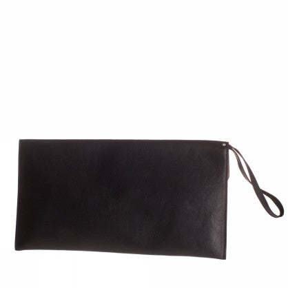 POCHETTE GRANDE VITELLO NERO