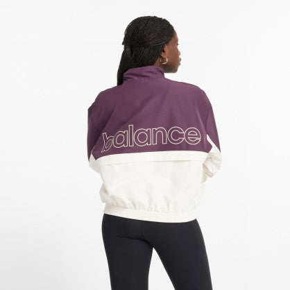 COLOR BLOCKED WOVEN JACKET