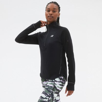 NB HEAT GRID HALF ZIP