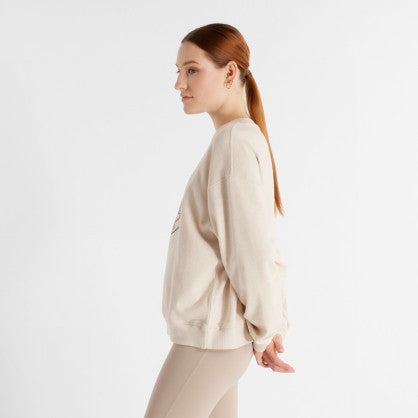 ATHLETICS FRENCH TERRY OVERSIZED CREST CREW