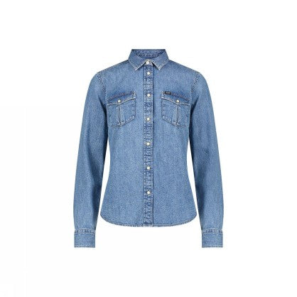 REGULAR WESTERN PEAKED ONE-PIECE SHIRT