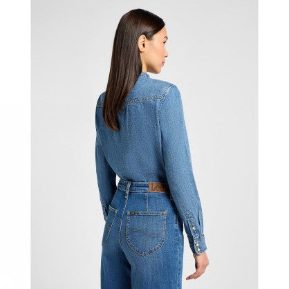 REGULAR WESTERN PEAKED ONE-PIECE SHIRT