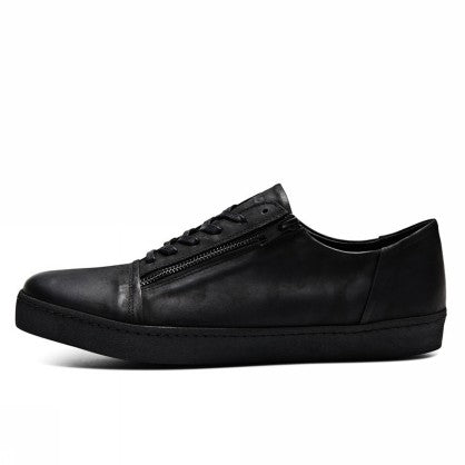 EDDIE LEATHER ZIP LOW