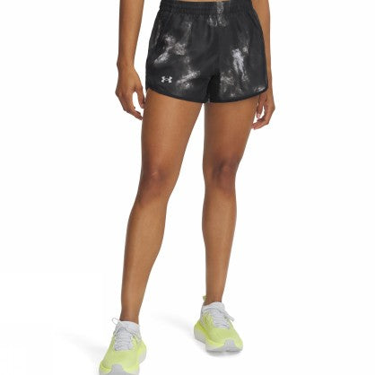 UA FLY BY 3 PRINTED SHORTS