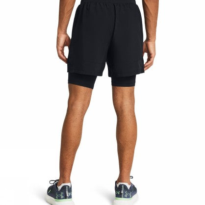 UA LAUNCH 5 2-IN-1 SHORTS