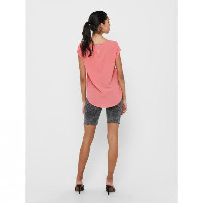 ONLVIC S/S SOLID TOP WVN