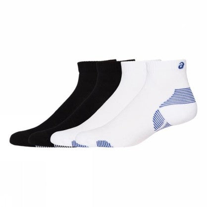 2PPK CUSHION RUN QUARTER SOCK