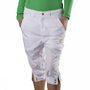 WOVEN CAPRI BERMUDA