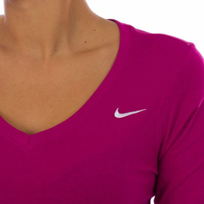 LS SOLID AD SWOOSH V NECK