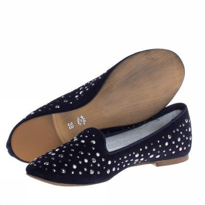 SUEDE BALLERINAS