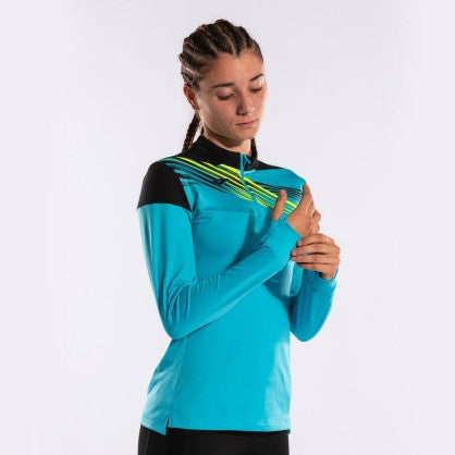 Elite X Sweatshirt Fluor Turquoise
