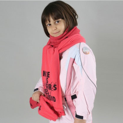 TEEN GIRL SCARF AND GLOVE SET